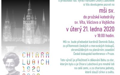 Mše sv. v praž­ské ka­tedrá­le u pří­le­ži­tos­ti 100. vý­ro­čí Chi­a­ry Lu­bi­cho­vé